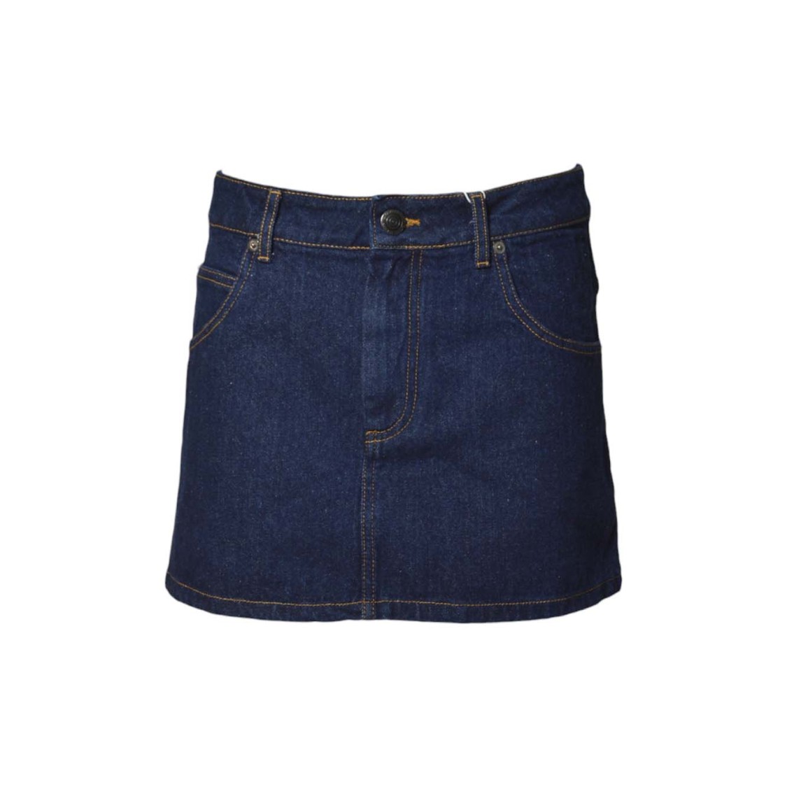 Charles Jeffrey Loverboy Mini Skirt In Blue Denim In Blue