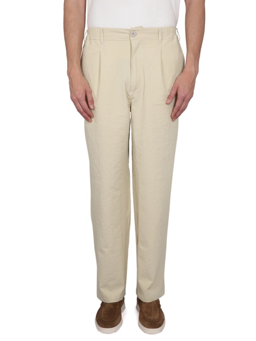 Howlin' Howlin Relaxed-fit Textured Cotton Pants
