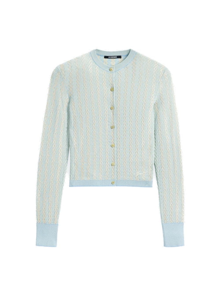 Jacquemus Marino Cardigan Blue And Multicolor