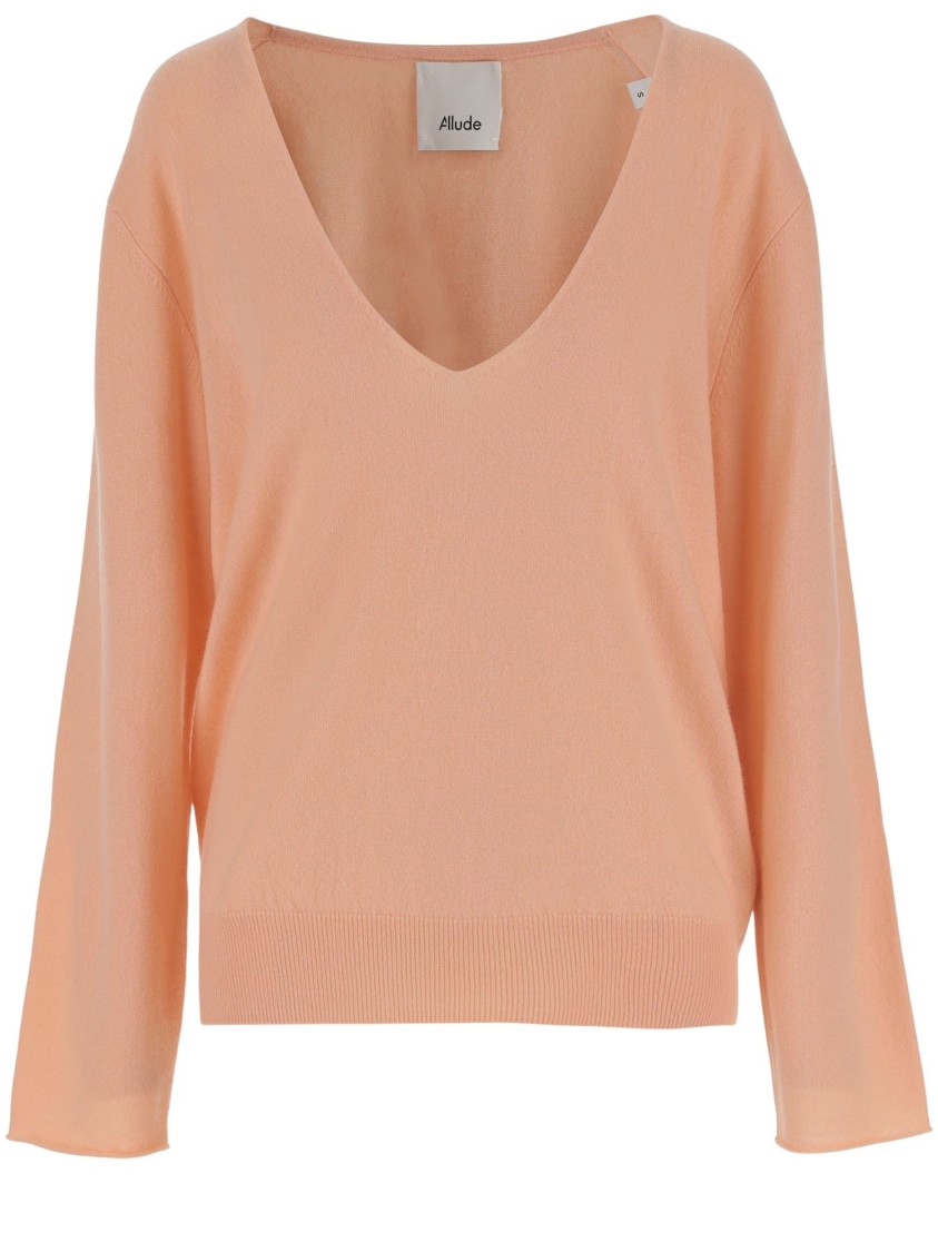 ALLUDE ALLUDE WOOL AND CASHMERE SWEATER