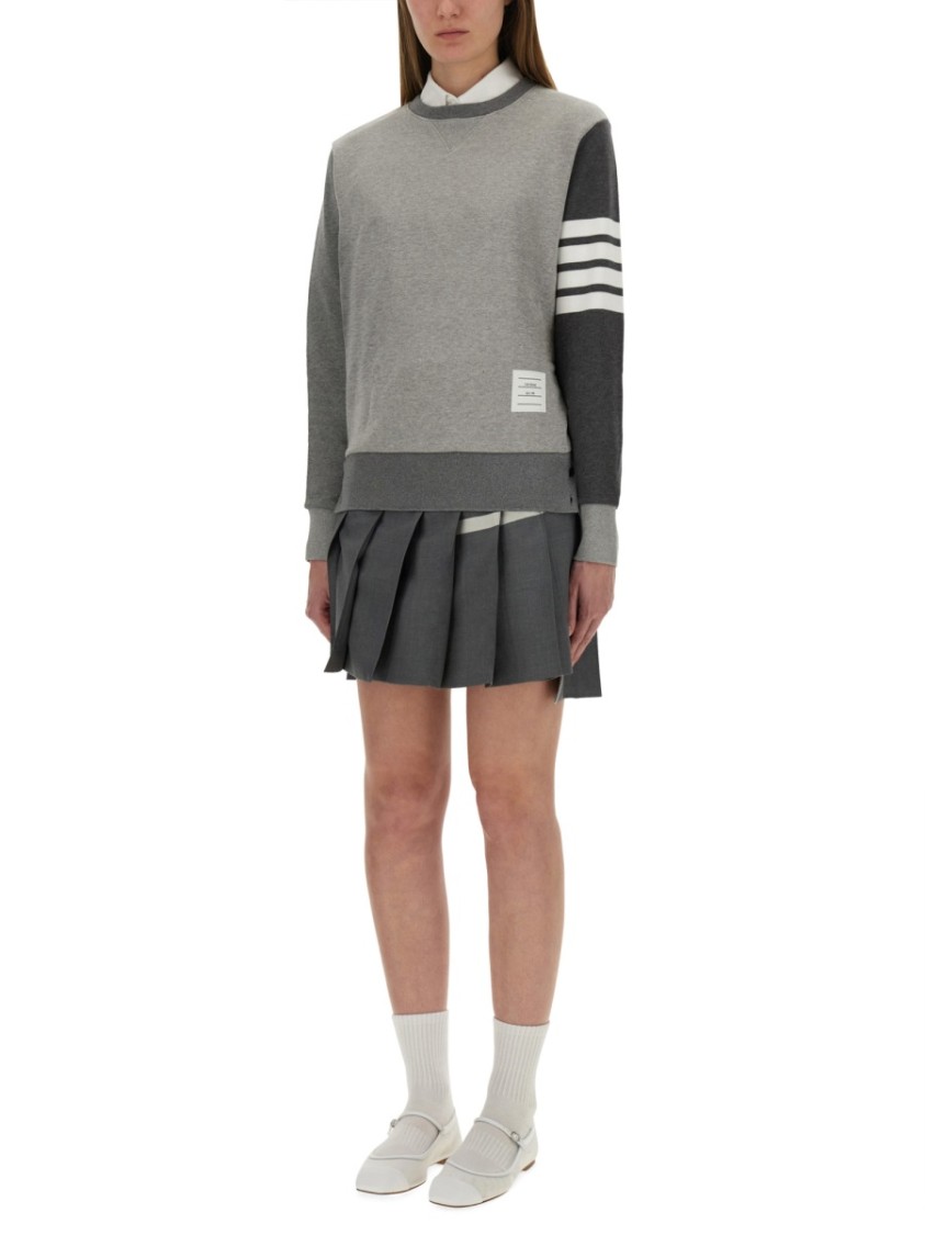 Thom Browne "funmix Classic Loopback 4-bar" Sweatshirt