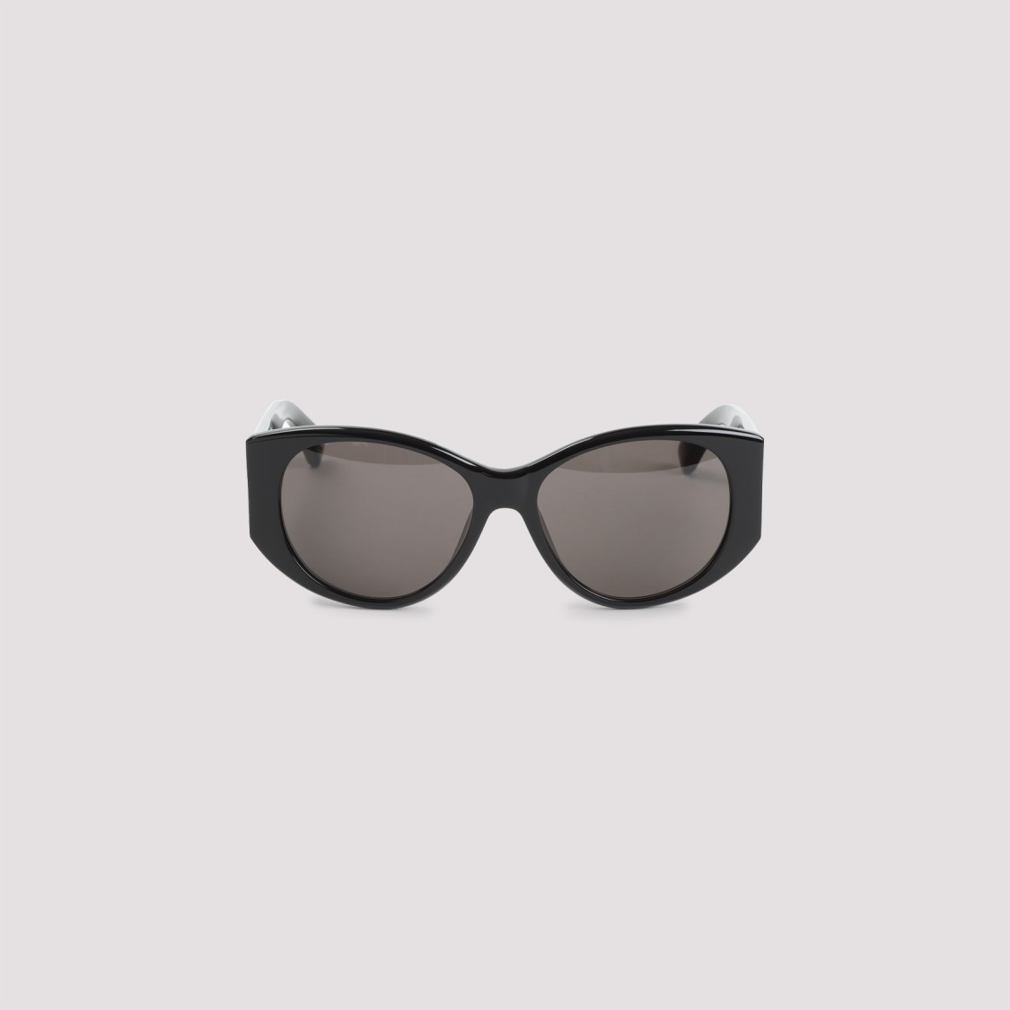 Balenciaga Cat-eye Acetate Sunglasses With Distinctive Logo In Black