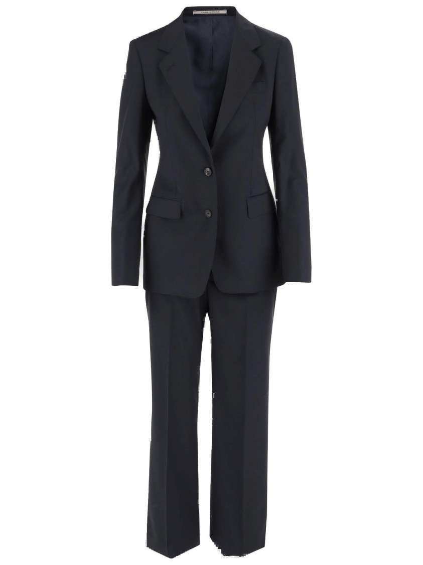 Shop Tagliatore Stretch Virgin Wool Suit