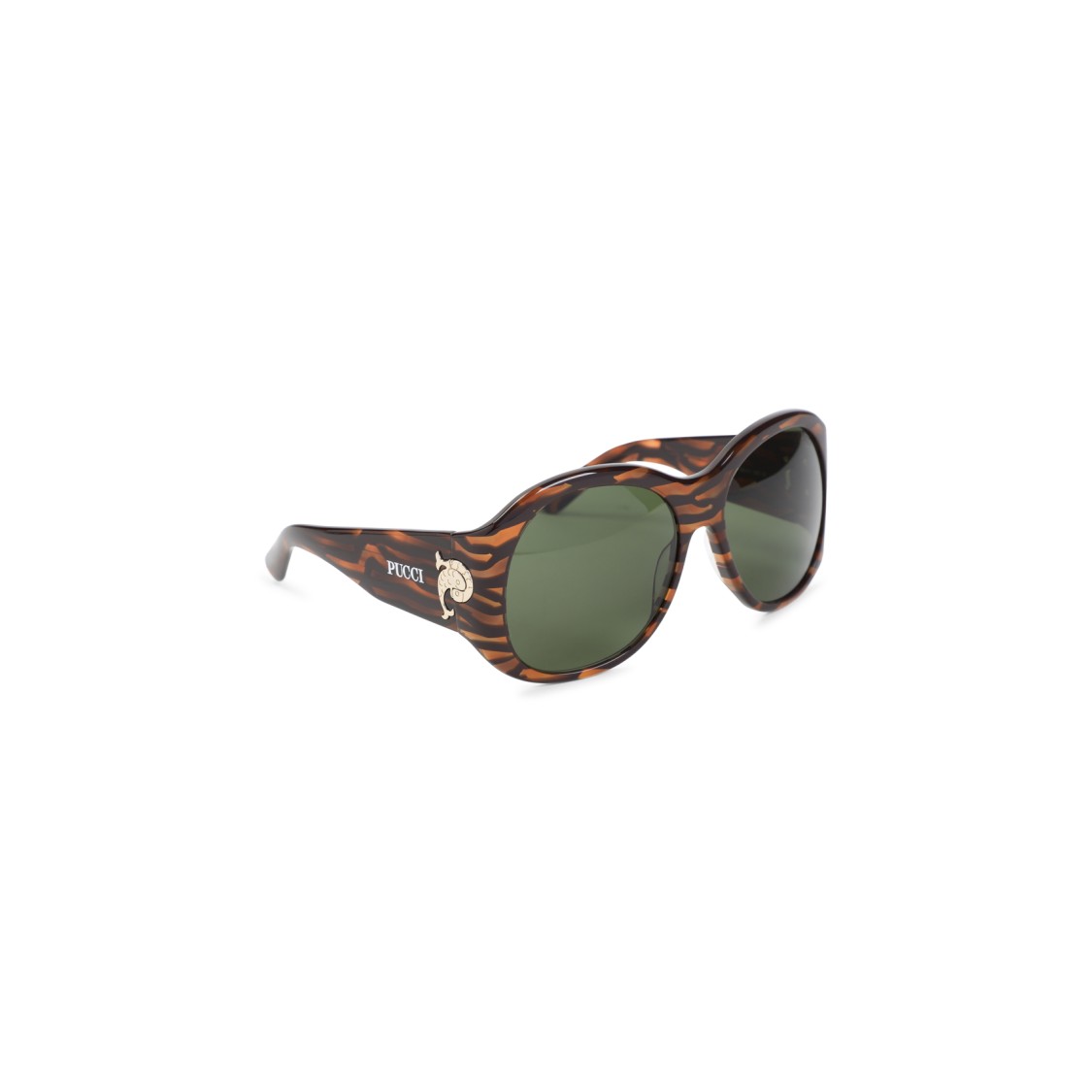 Pucci Tortoiseshell Oversized Sunglasses In Brown