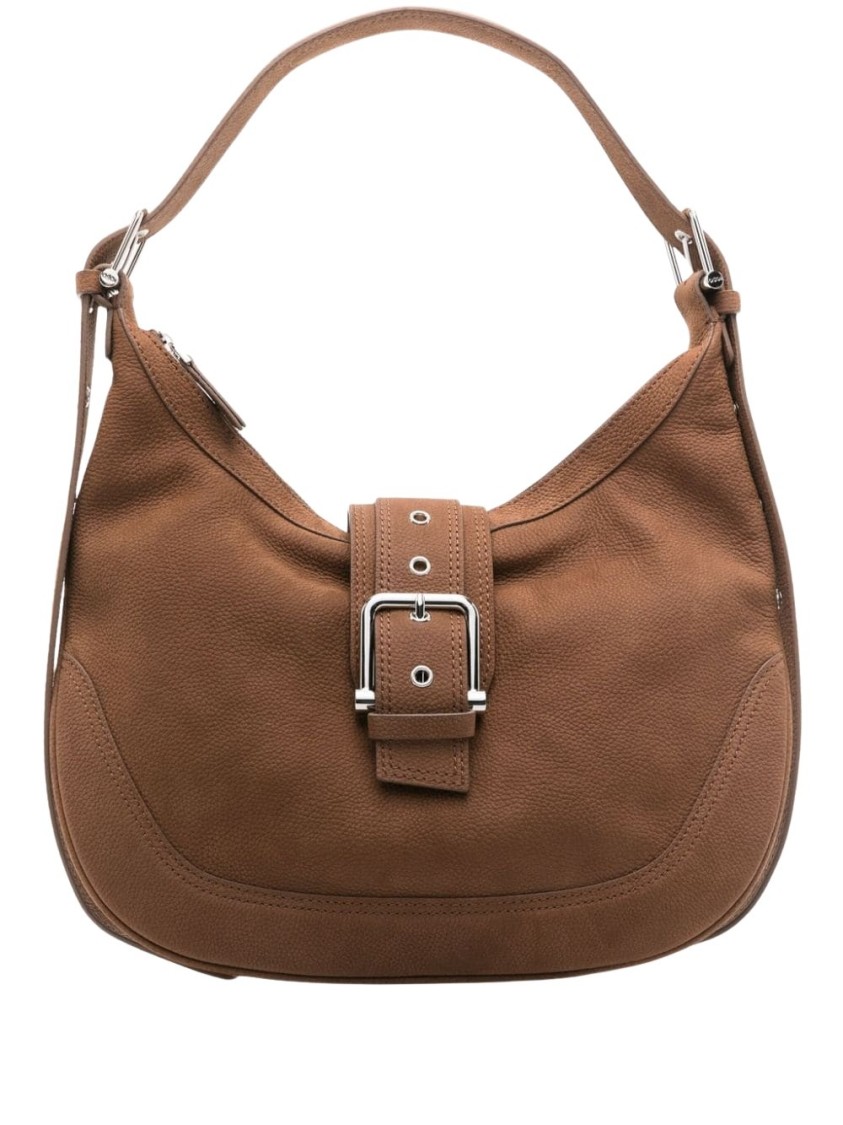 Osoi Marrone Leather Medium Hobo Shoulder Bag