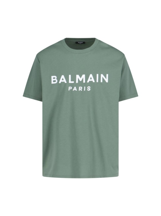 Balmain Paris' T-Shirt – Green Printed T-Shirts | THE LIST
