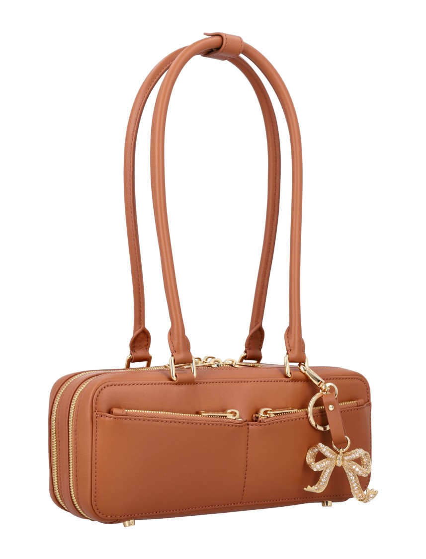 Self-portrait Baguette Shoulder Bag With Charm