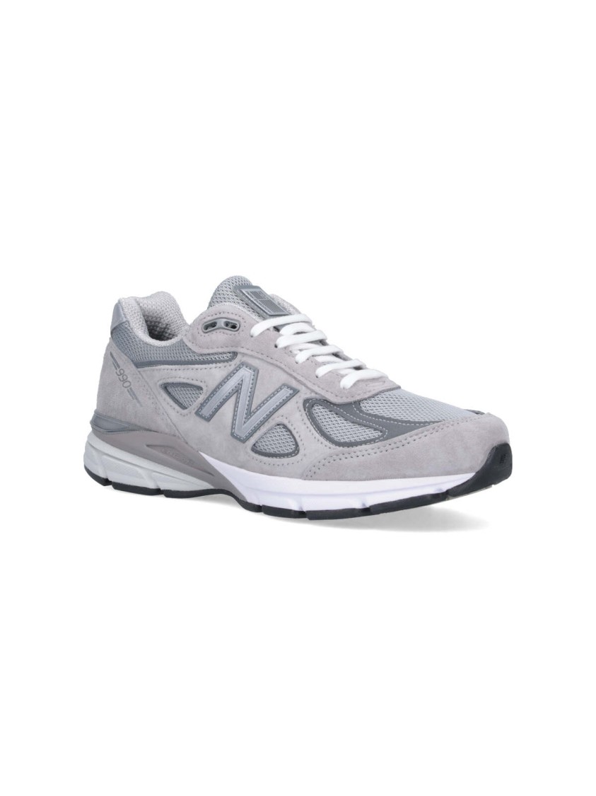 New Balance Gray Made In Usa 990v4 Core Sneakers