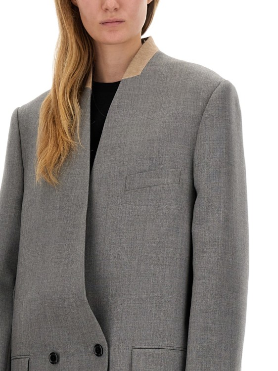 Moschino Tailored Grey Wool Coat Trench Coat | THE LIST