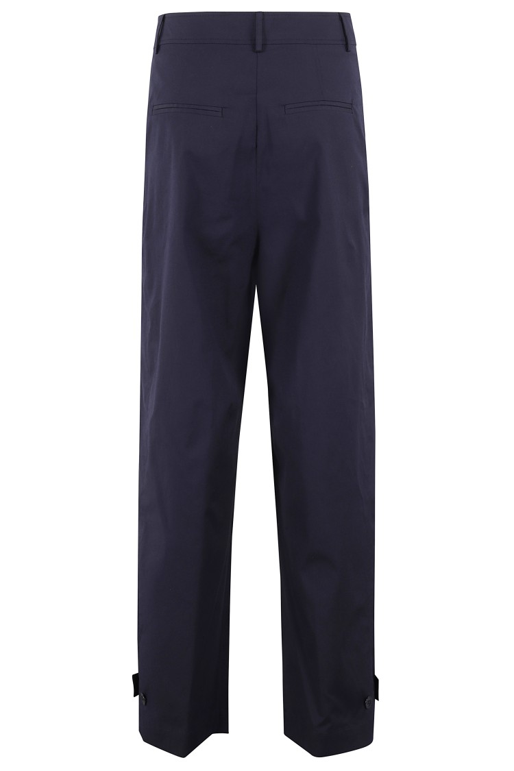 Semicouture Semi Couture Penelope Straight-leg Trousers In Blue