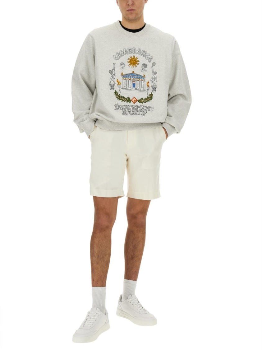 Casablanca Men Sweatshirt In Grey