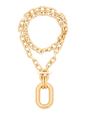 ネックレス・ペンダント Rabanne Chunky Choker Necklace In Polished Aluminum Rabanne Chunky Choker Necklace In Polished Aluminum | THE LIST