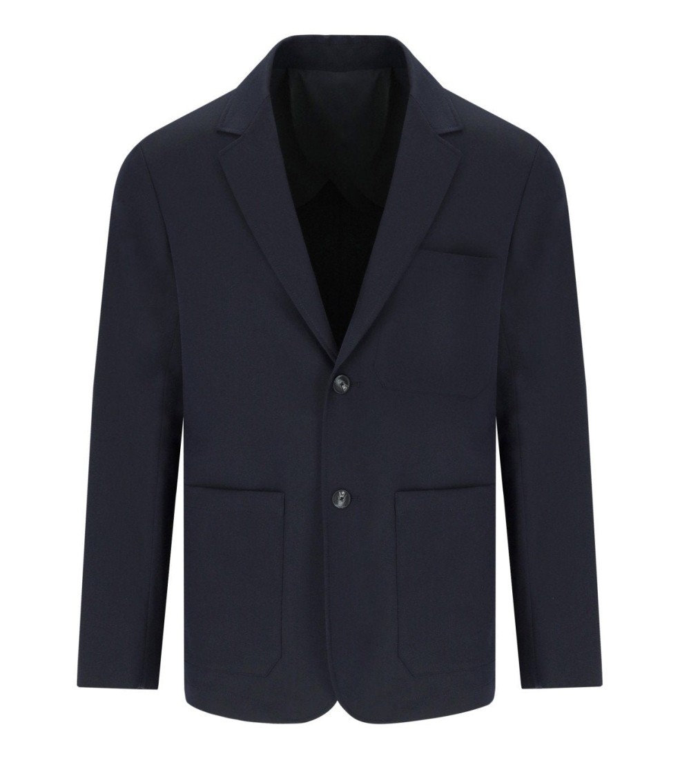 Emporio Armani Einreihiger Travel Essential Blazer Aus