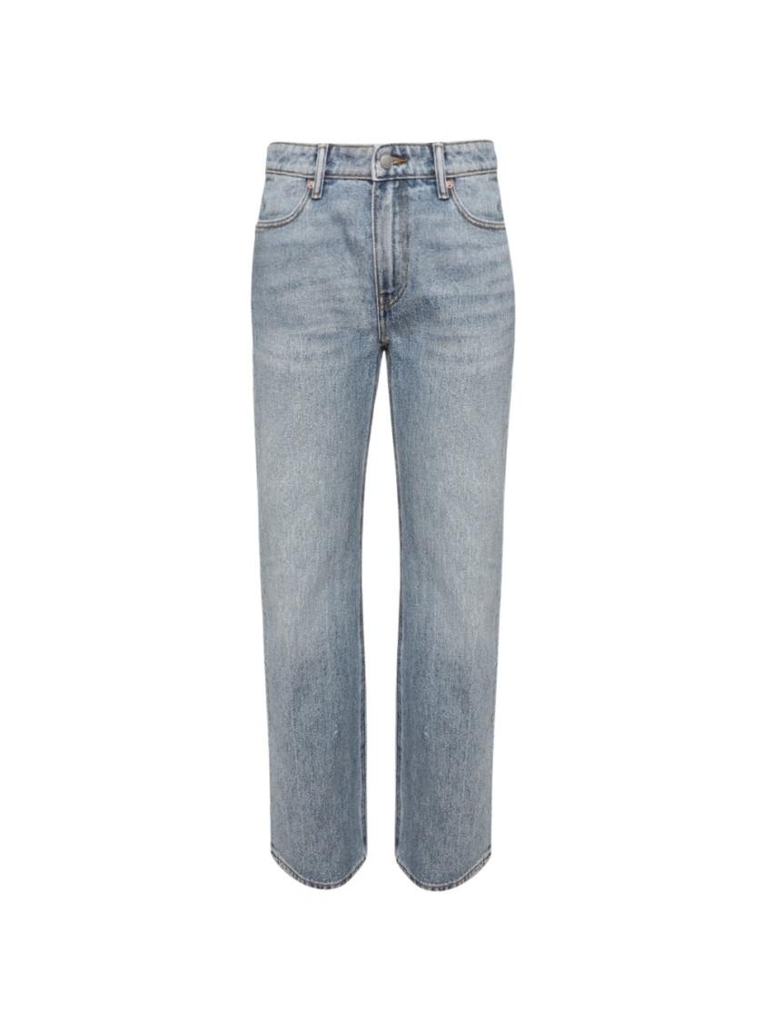 Alexander Wang Pre-styled Logo Thong Jeans