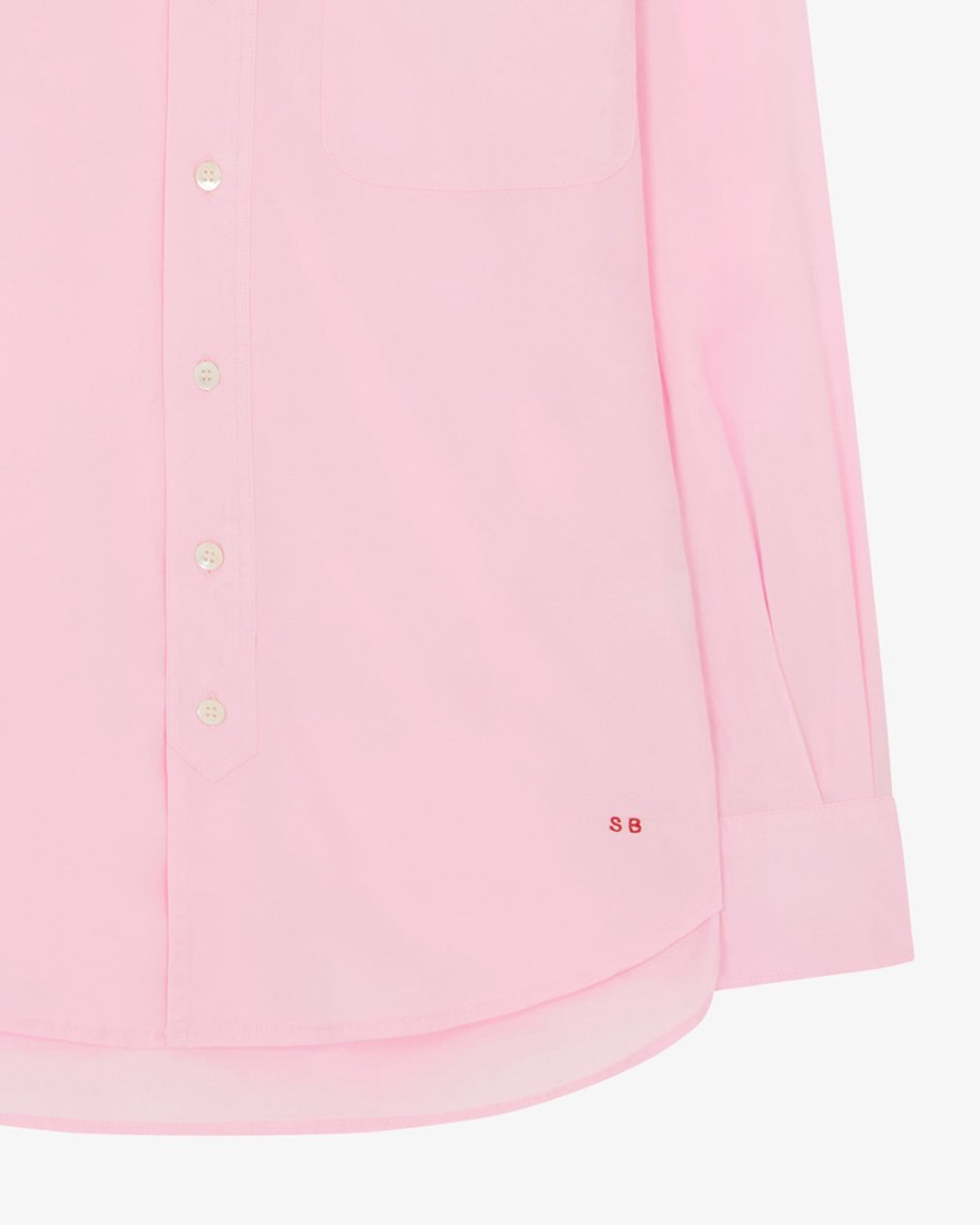 Serena Bute Johnny Fitted Shirt - Pale Pink In Pink