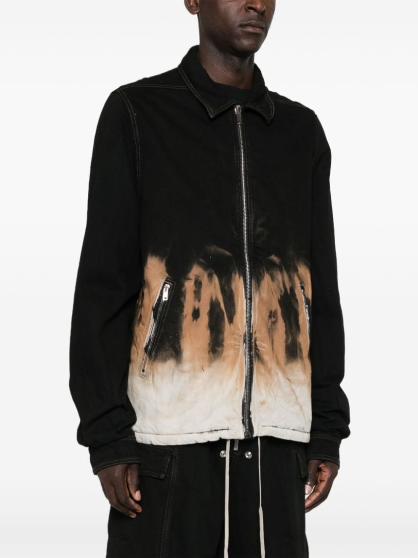 Rick Owens Drkshdw Drkshdw By Rick Owens Cotton Full-zip Sweatshirt In Black