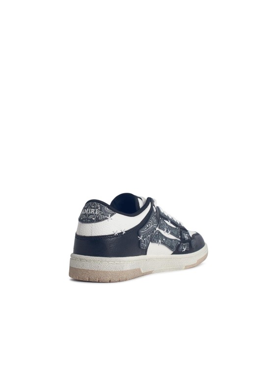 スニーカー Amiri 'Bandana' Black Leather Blend Sneakers Amiri 'Bandana' Black Leather Blend Sneakers | THE LIST