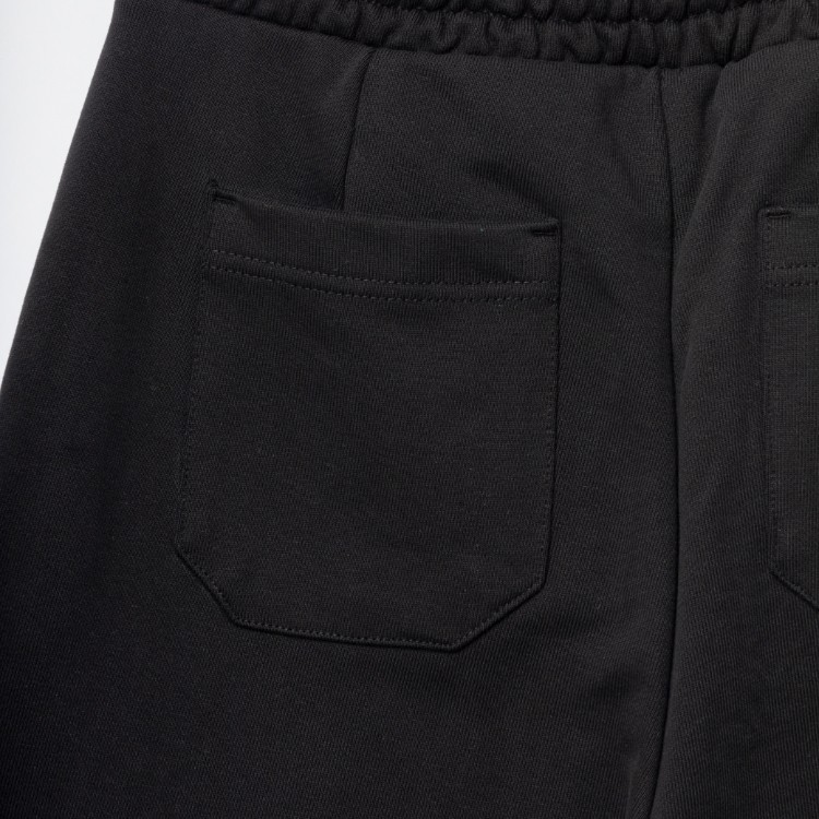 Adererror Mid-rise Semi-oversized Black Pants In Black
