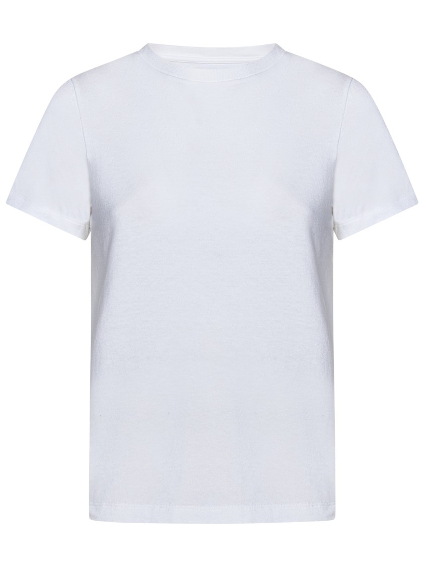 Shop Khaite White Cotton T-shirt