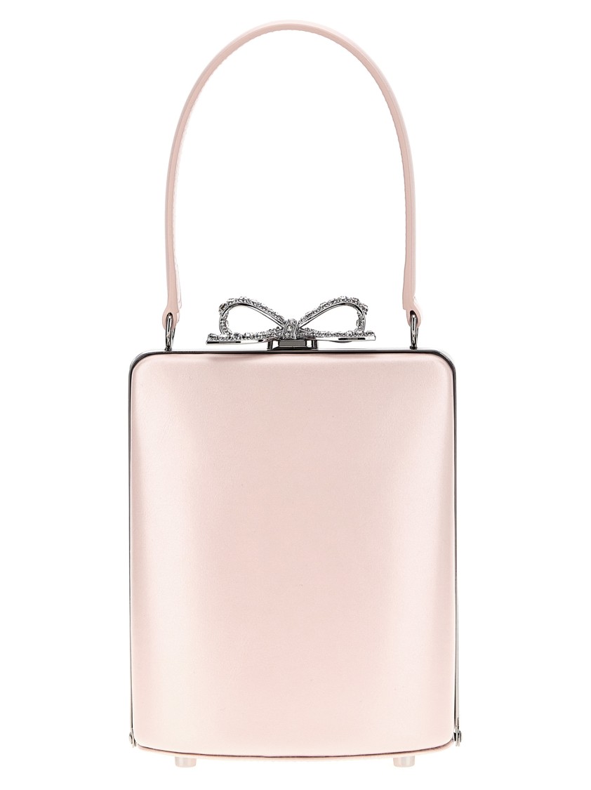 Self-portrait Bow Detail Box Shape Metal Frame Top Handle