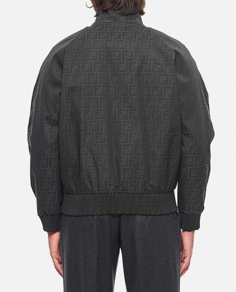 Fendi Blouson Coated Canvas Logo Casual Jacket | THE LIST