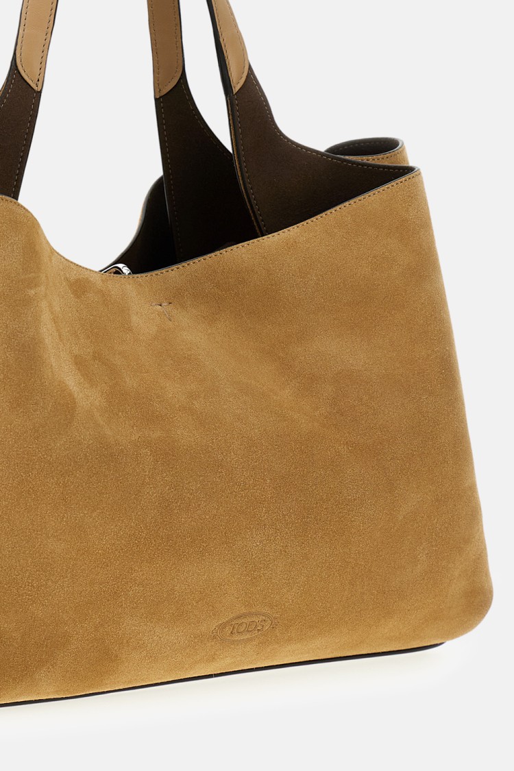 Tod's Apa Medium 2-handle Bag In Neutral