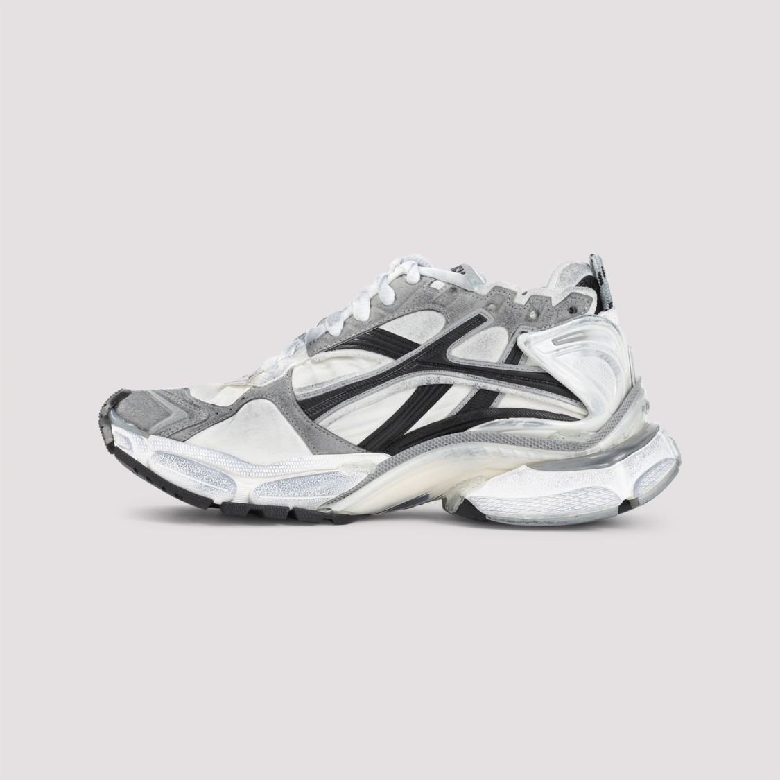 Balenciaga Runner Gradient Snekaers In Grey