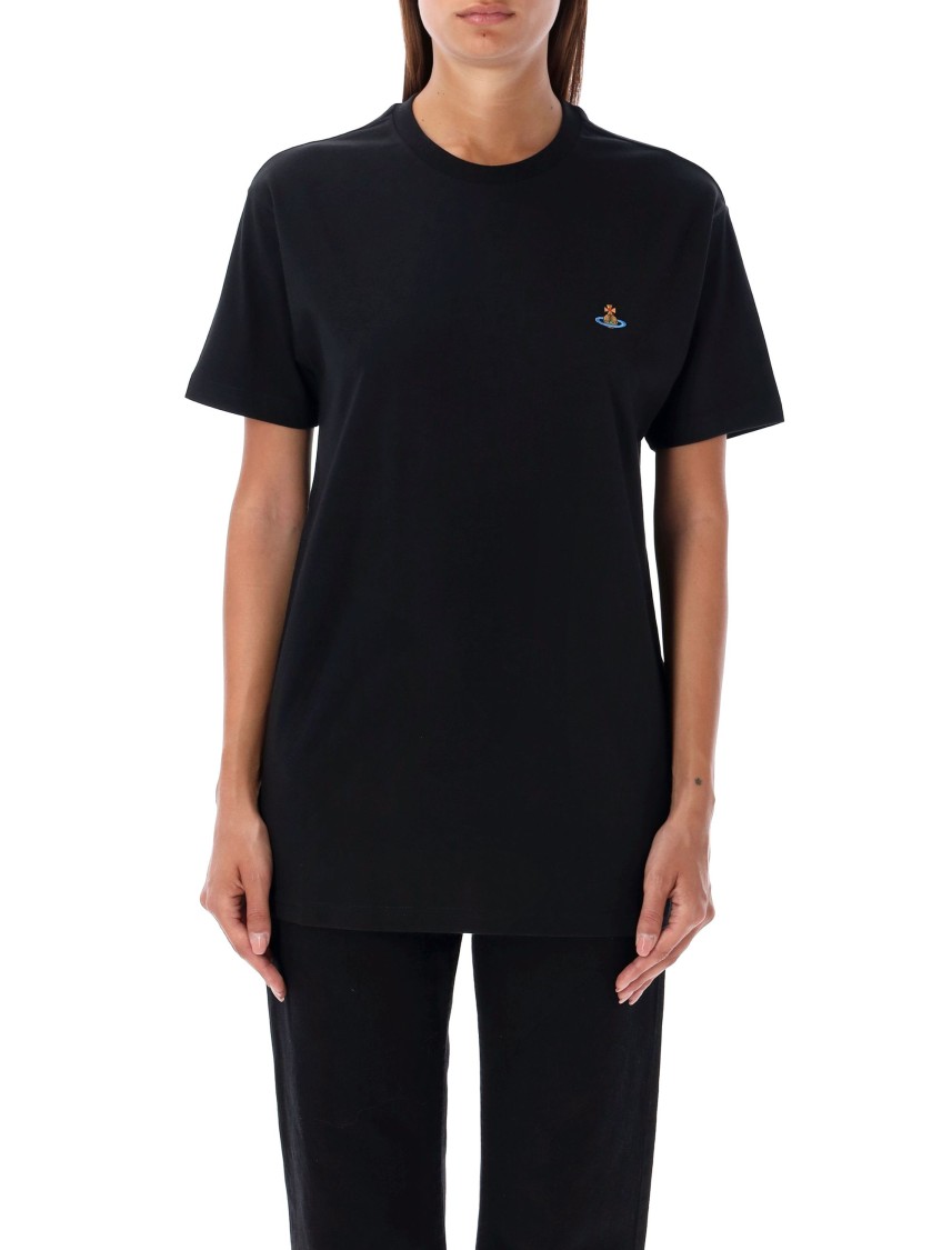 Vivienne Westwood T-shirt With Orb Embroidery Unisex