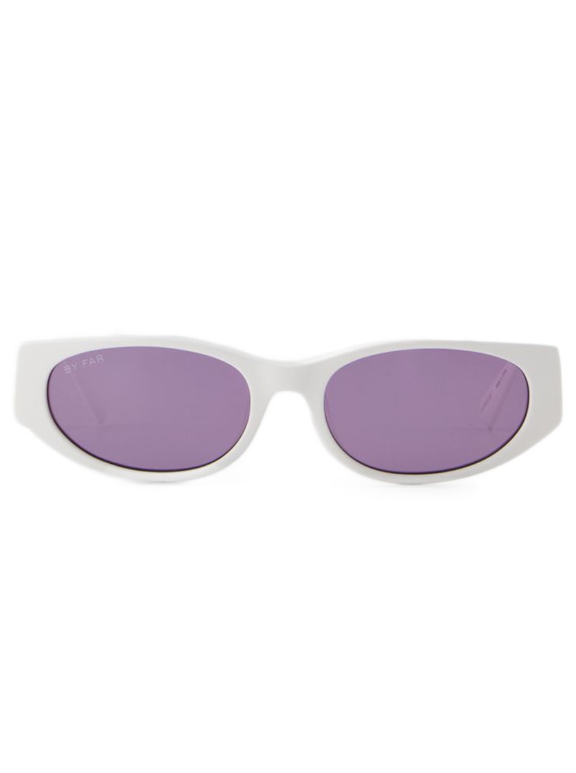サングラス Sunglasses - By Far - Rodeo - White By Far Sunglasses - Rodeo - White in White | THE LIST