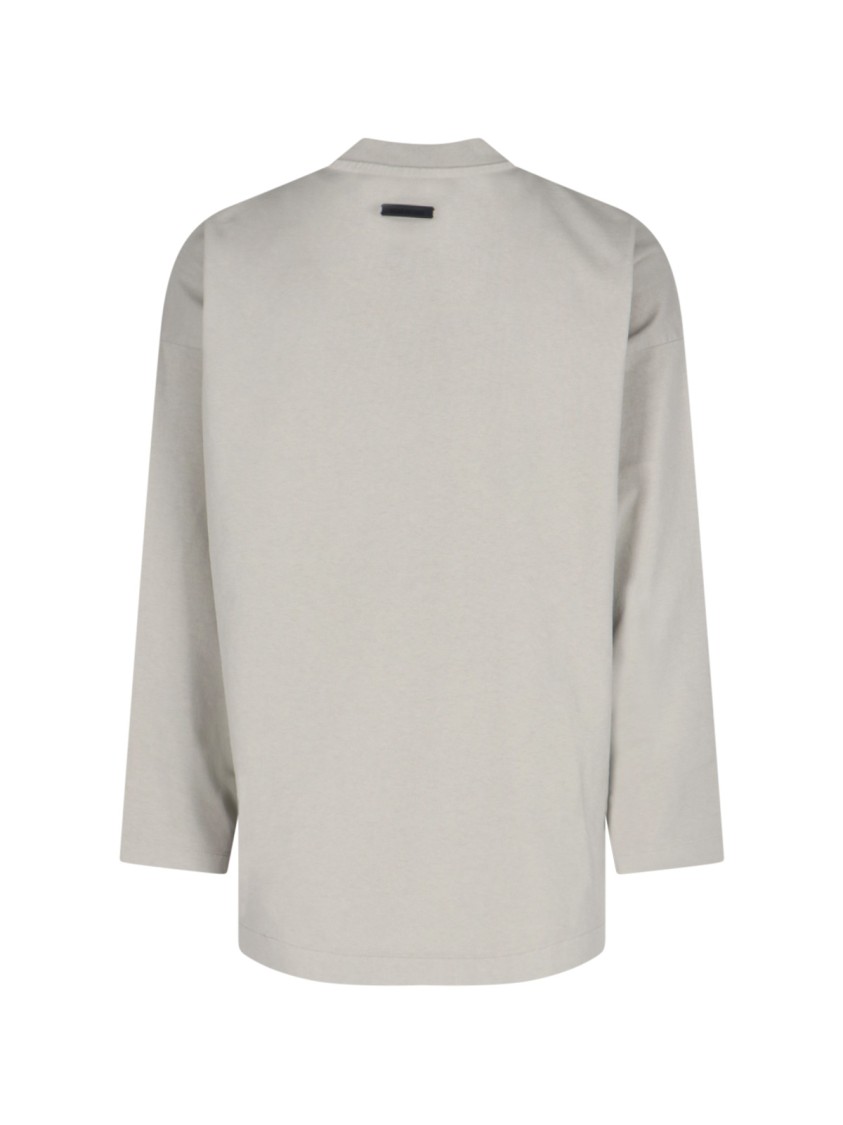 FEAR OF GOD FEAR OF GOD GREY LONG-SLEEVED T-SHIRT 