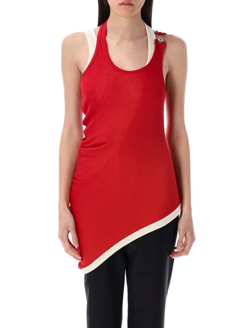 Jean Paul Gaultier Asymmetric Double Tank Top