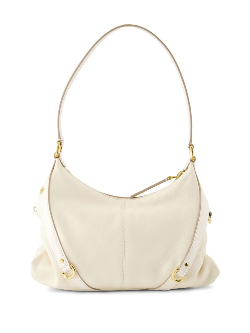 Givenchy Beige Textured Handbag With Gold-tone Hardware