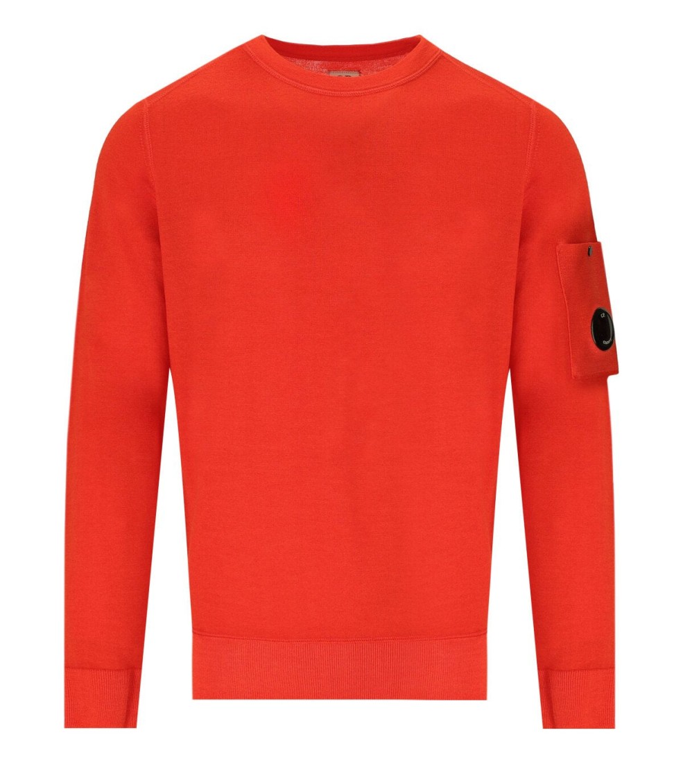 C.p. Company C. P. Company Man Sweater Orange Size 40 Wool In Red