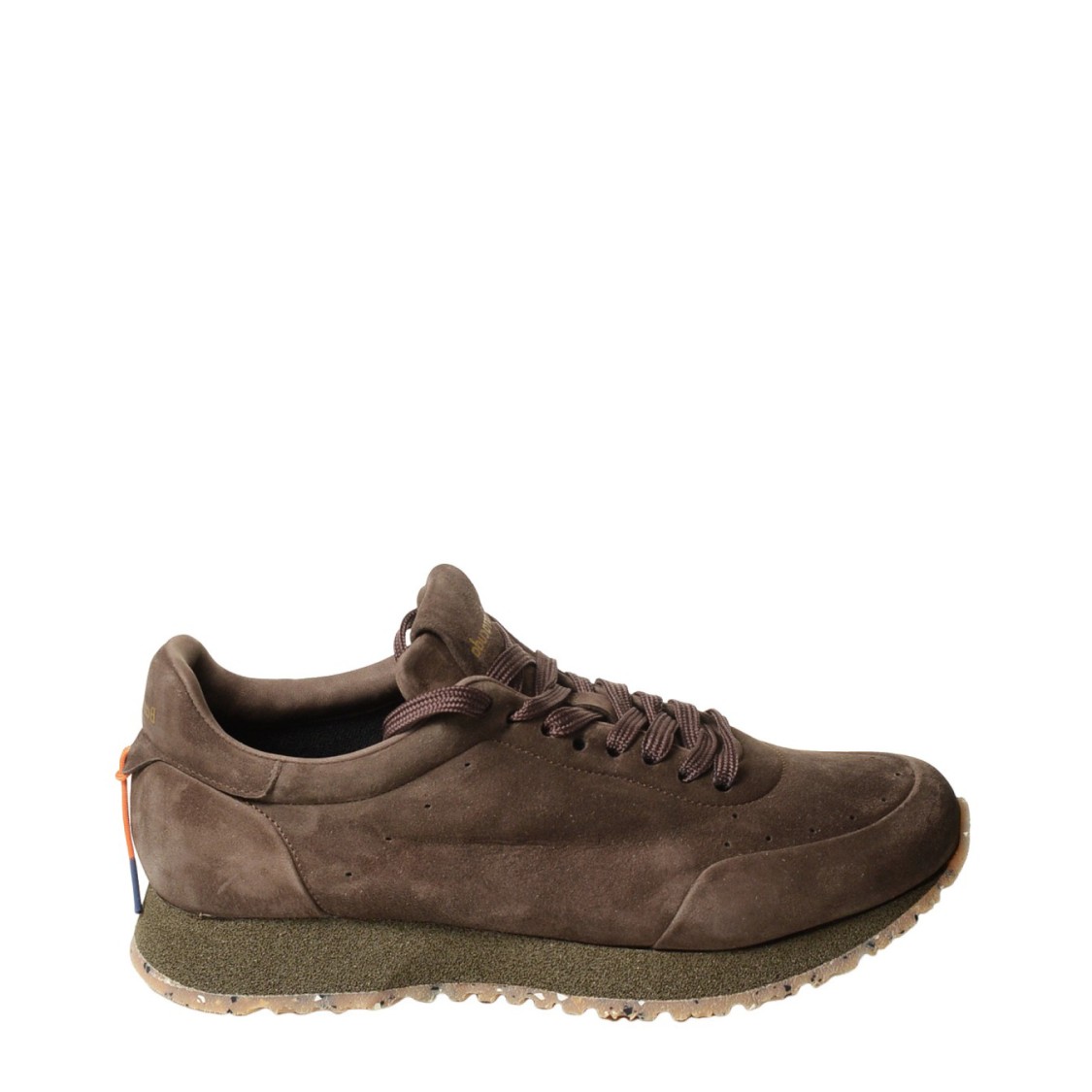 Barracuda Rocket Sneakers In Ebony Suede Washed In Grey
