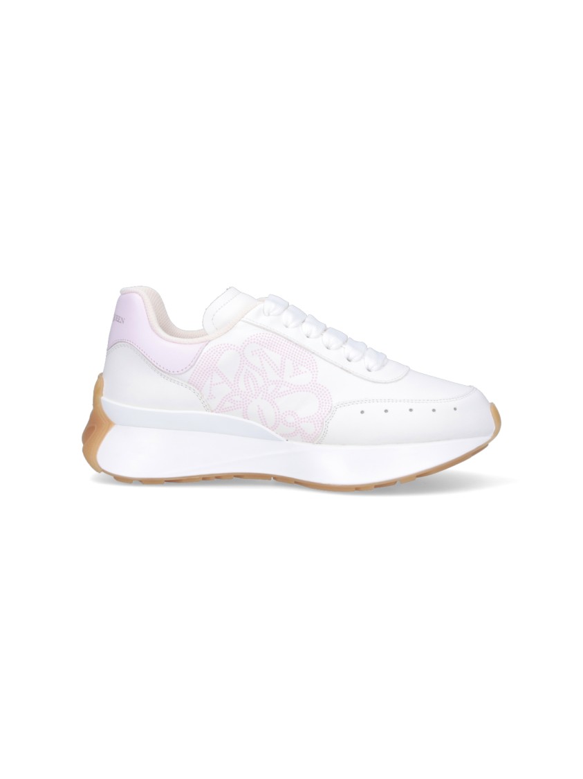 Alexander Mcqueen "sprint Runner" Sneakers In White
