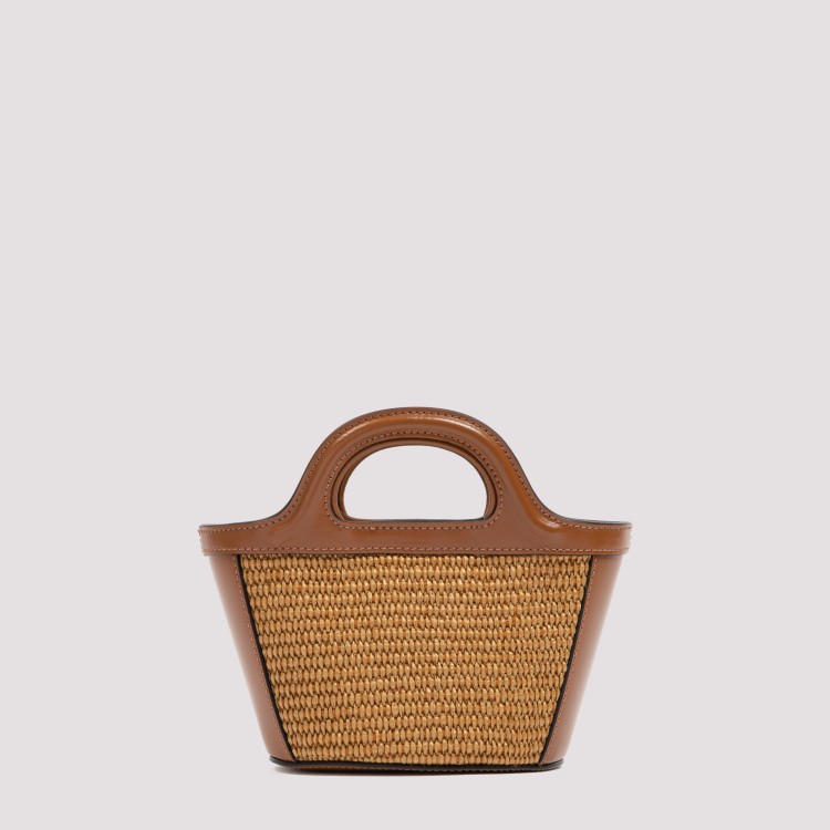 Marni Tropicalia Micro Bag Tote Bag in Brown | THE LIST