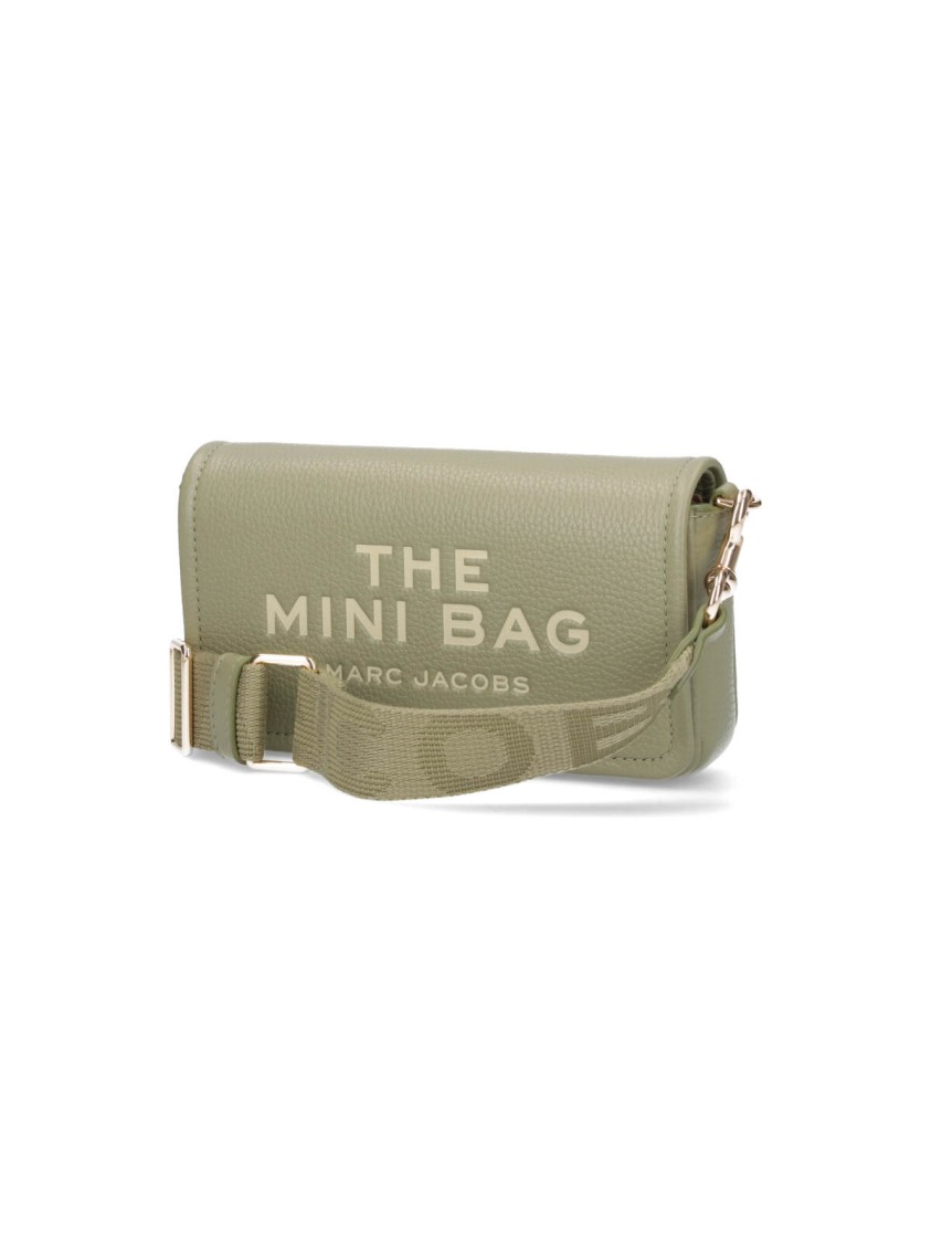 Marc Jacobs Shoulder Bag With Textured Finish And Adjustable Strap In Green