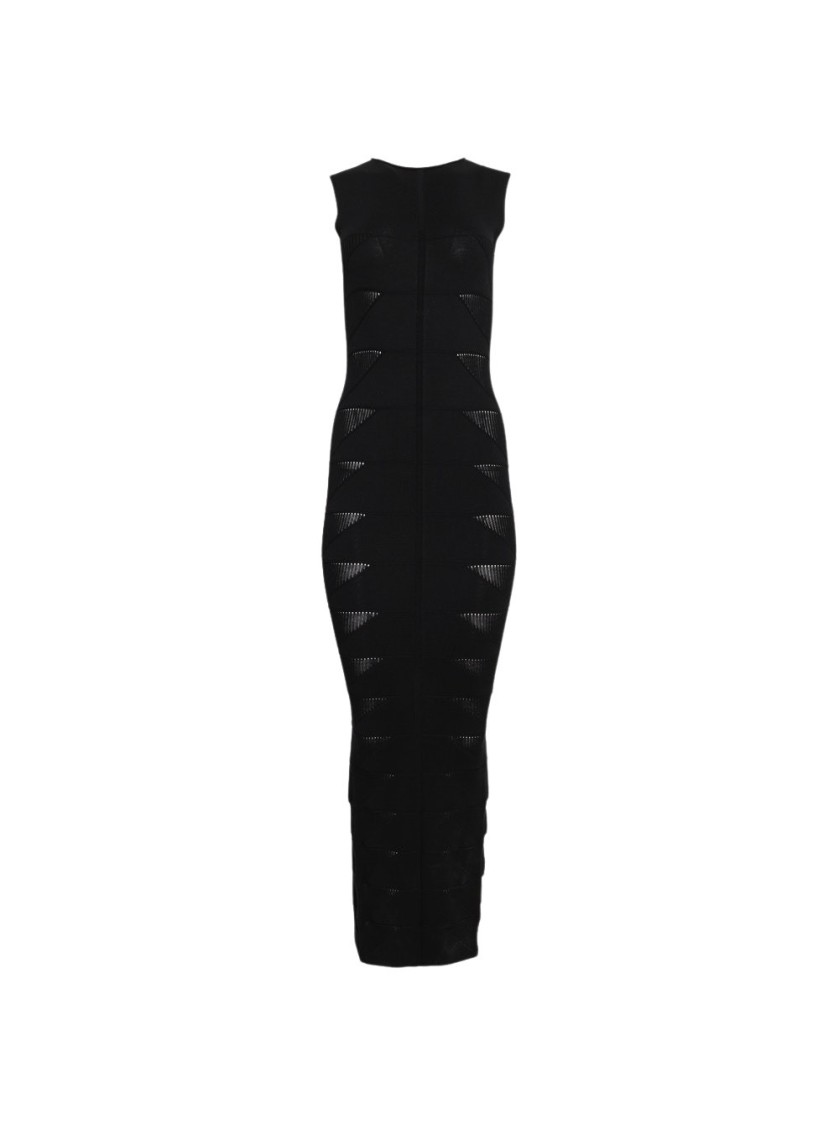 Rick Owens Tank Dress Motivo Black In Black