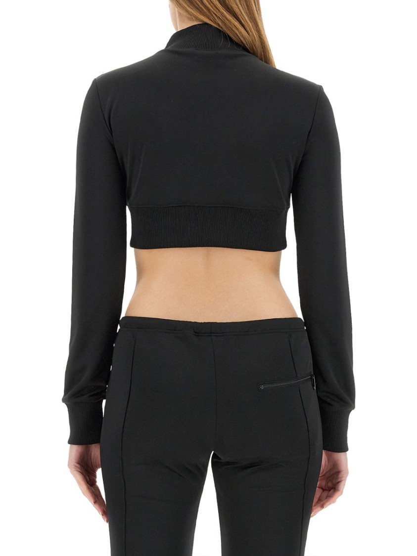 COURRÈGES COURRÈGES CROPPED JACKET WITH HIGH COLLAR