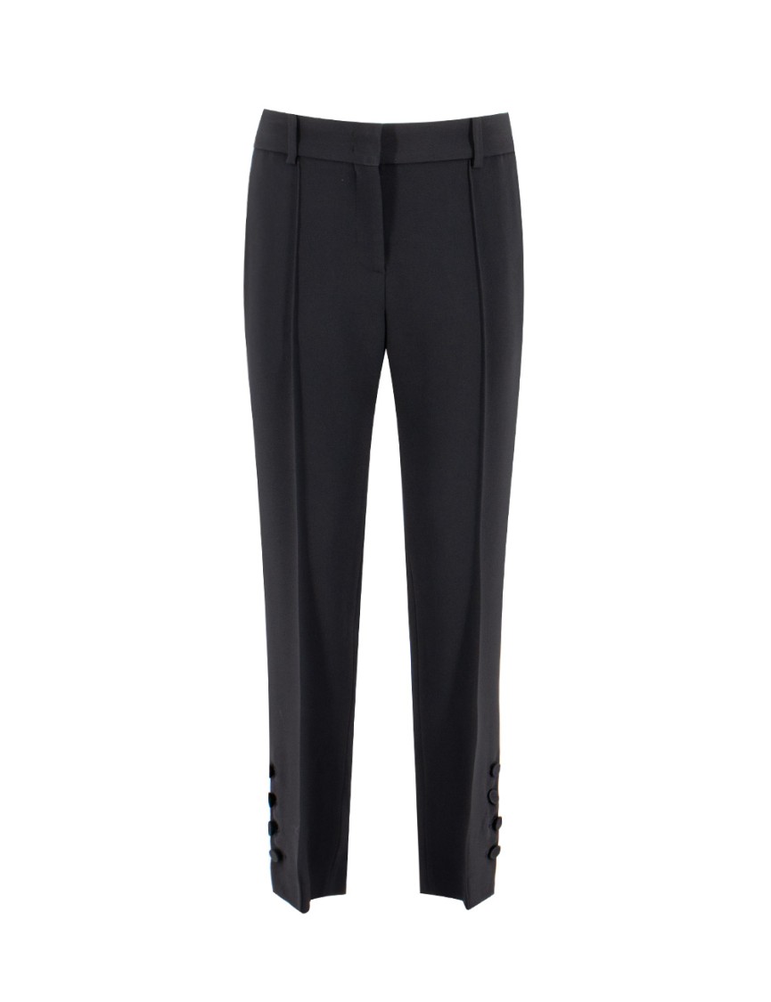 ERMANNO SCERVINO ERMANNO SCERVINO CAPRI TROUSERS WITH CONCEALED POCKETS