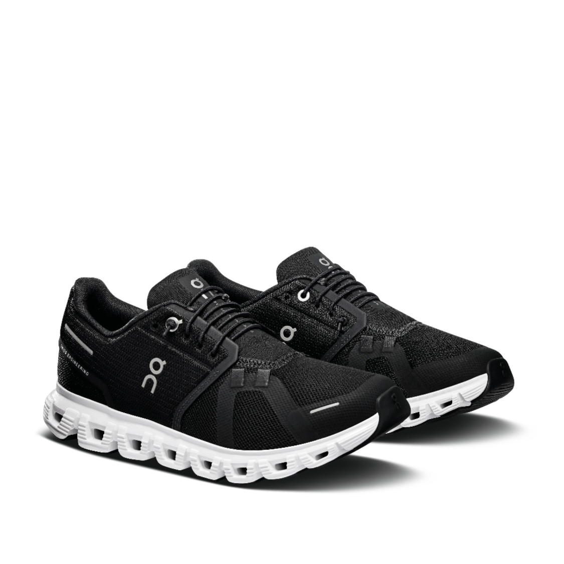 ON ON BREATHABLE BLACK SNEAKERS WITH ZERO GRAVITY FOAM 