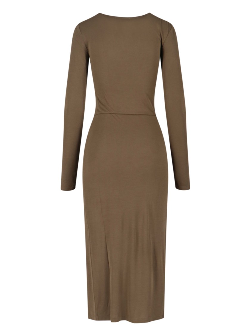 Isabel Marant Étoile Jelina Midi Dress In Brown