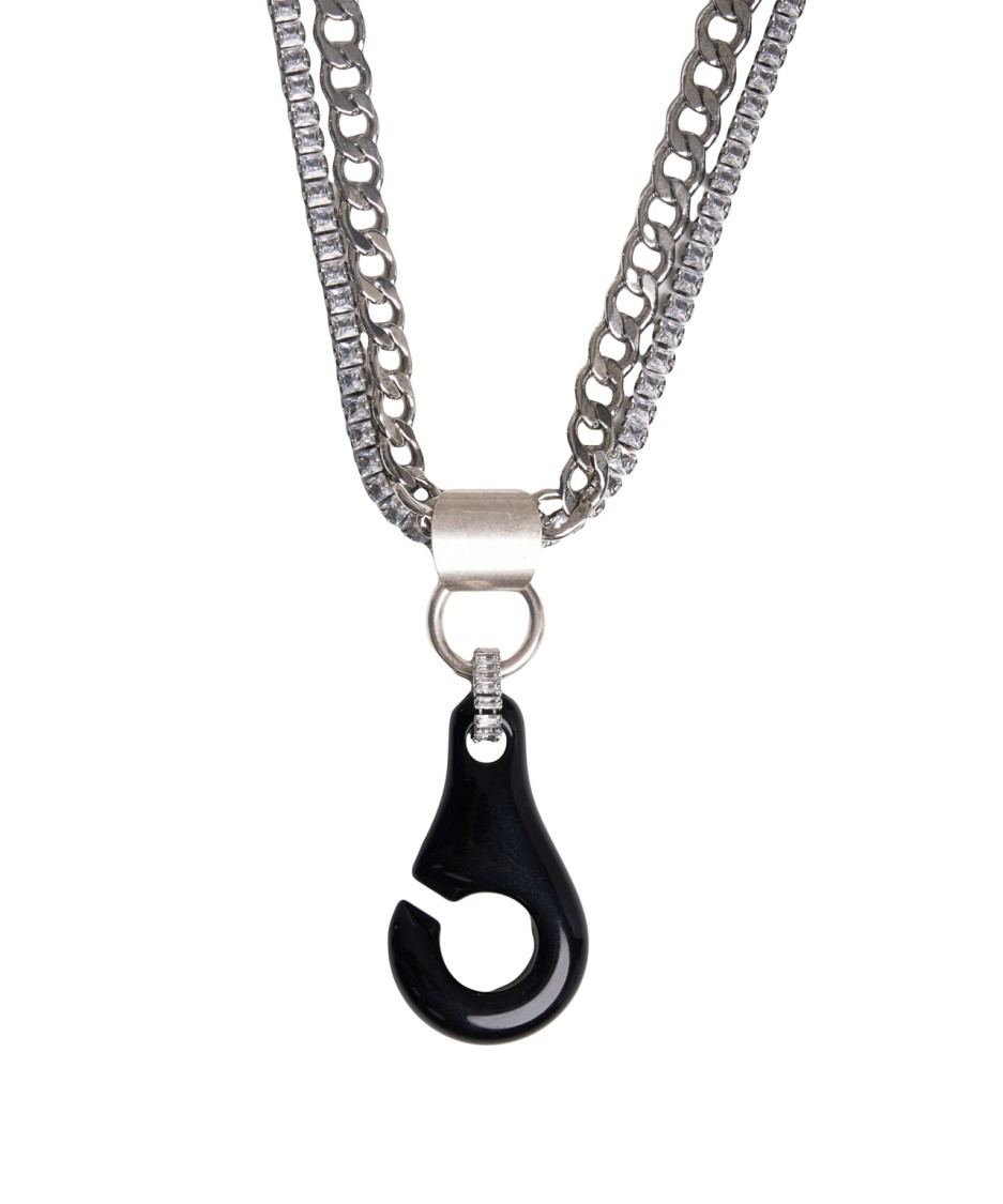 RADÀ RADÀ BLACK CHOKER WITH DUAL-CHAIN DESIGN