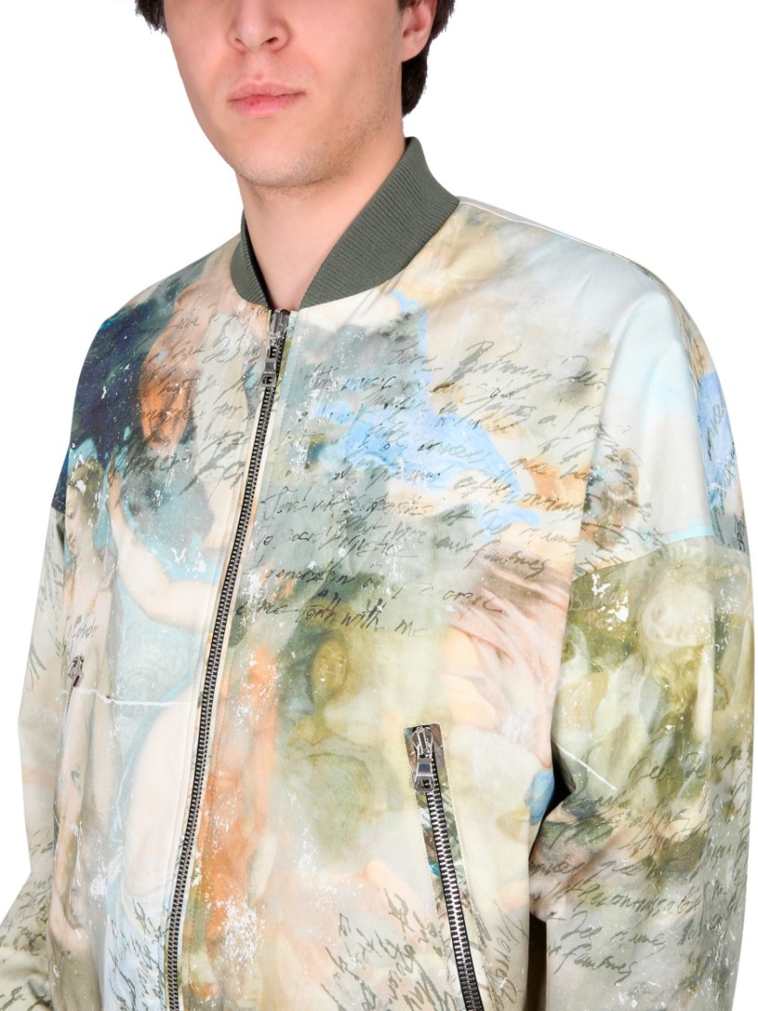 Shop Balmain Reversible Bomber Jacket