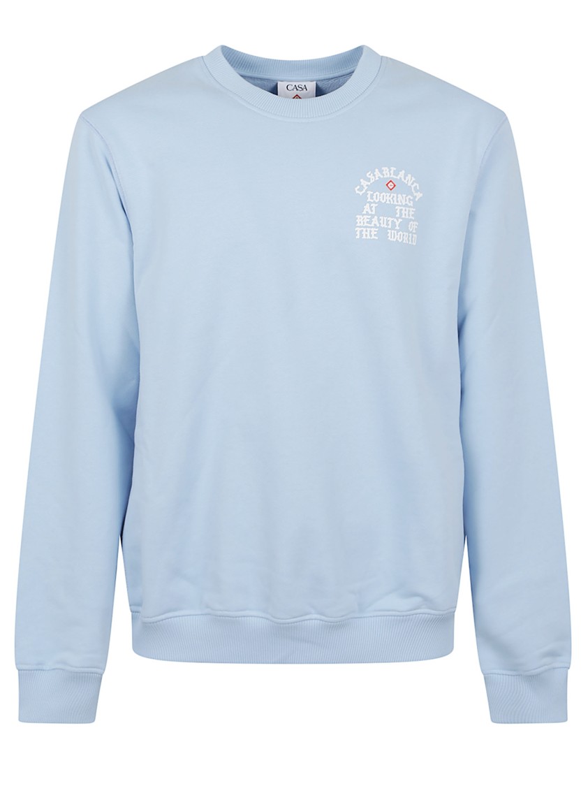 CASABLANCA CASABLANCA LOOKING AT THE BEAUTY OF THE WORLD SWEATSHIRT