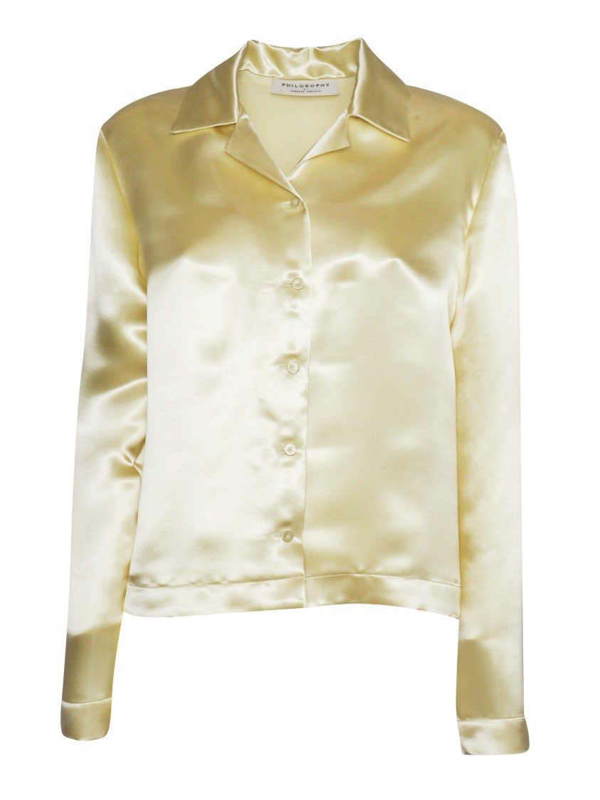 Philosophy Di Lorenzo Serafini Yellow Shirt In Gold