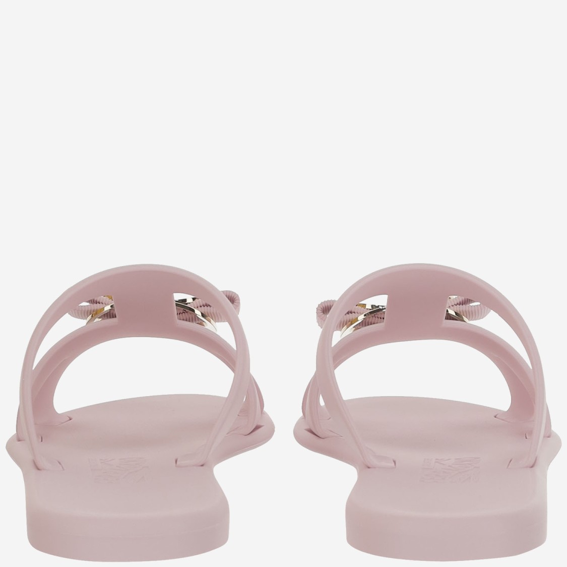 Ferragamo Women's Lilou Rubber Slides In Pink