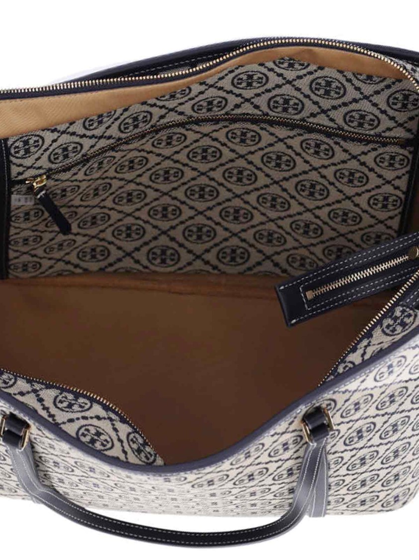 Tory Burch Large Tote Bag "t Monogram" – Beige