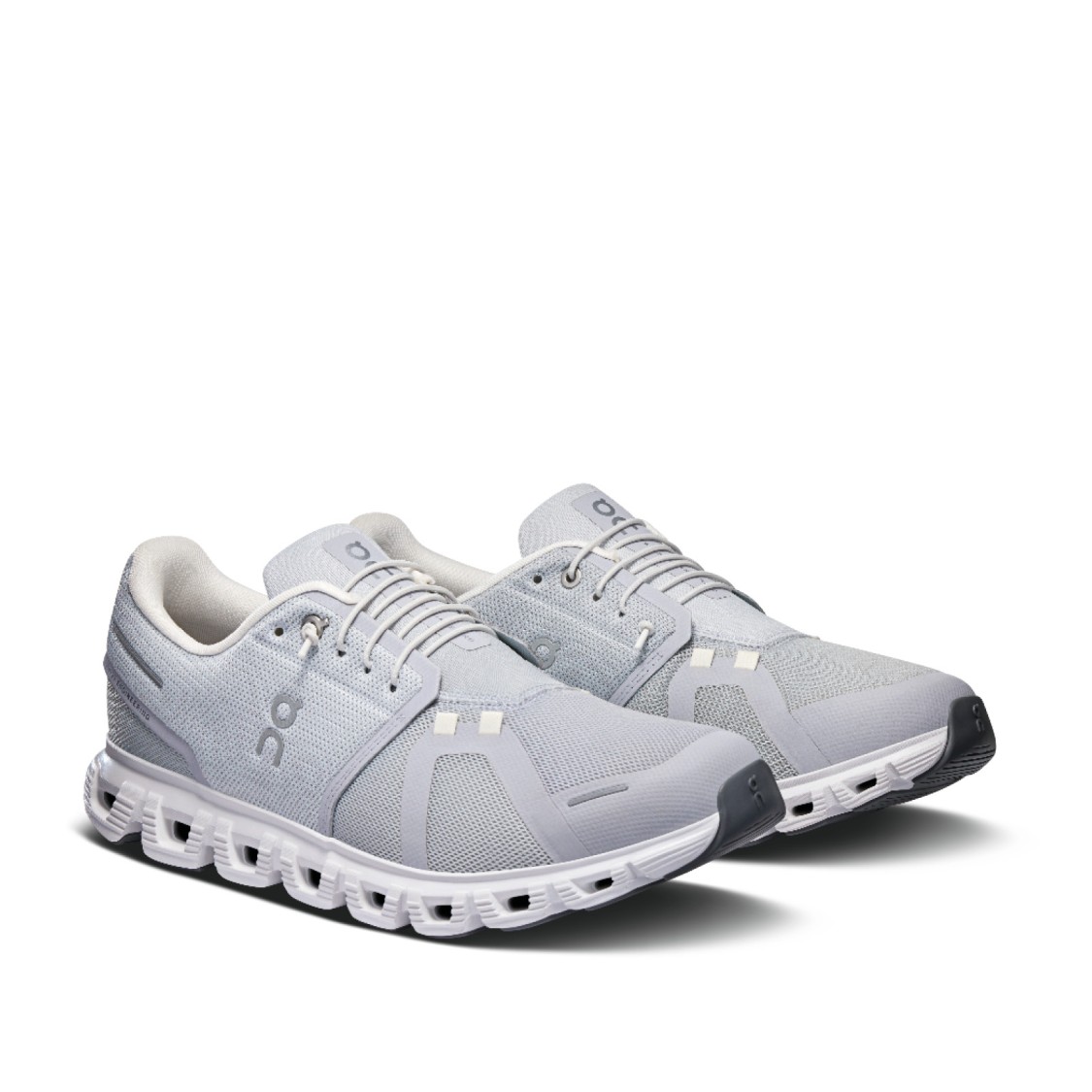 On Cloud 6 Sneakers In White Technical Fabric In Gray