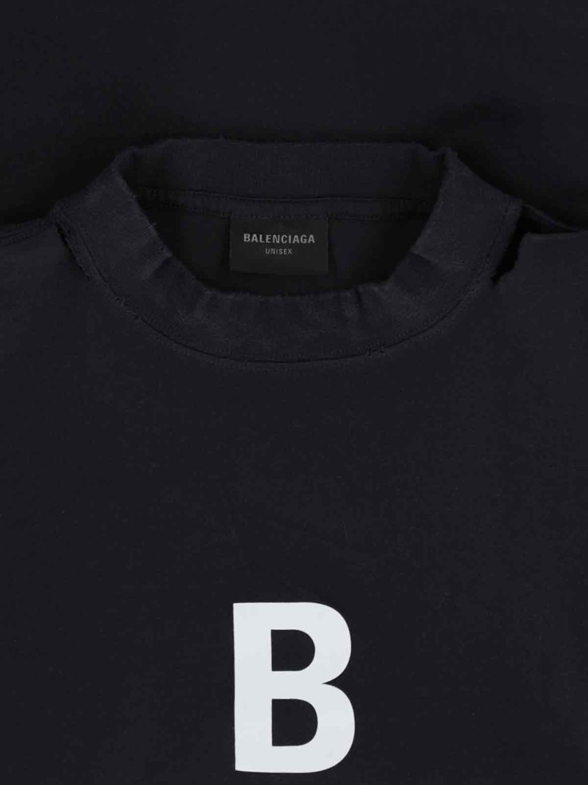 Balenciaga Optical Artwork Oversized T-shirt | ModeSens